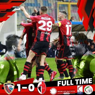 Il Calcio Foggia 1920 si è imposto per 1-0 nel derby con il Bari al termine di una gara praticamente perfetta