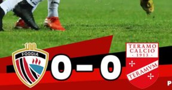 Calcio Foggia 1920-Teramo finisce 0-0 al termine di una gara avara di emozioni