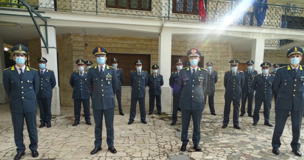 Lucera, visita del comandante regionale Puglia della Guardia di Finanza
