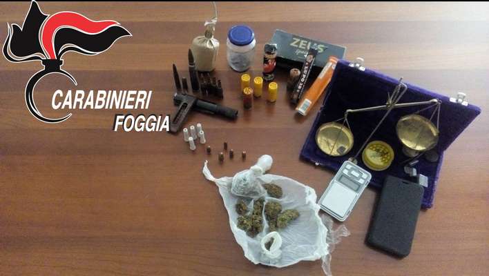 Arresto a Cagnano Varano: aveva nascosto armi, munizioni e droga nella sua masseria