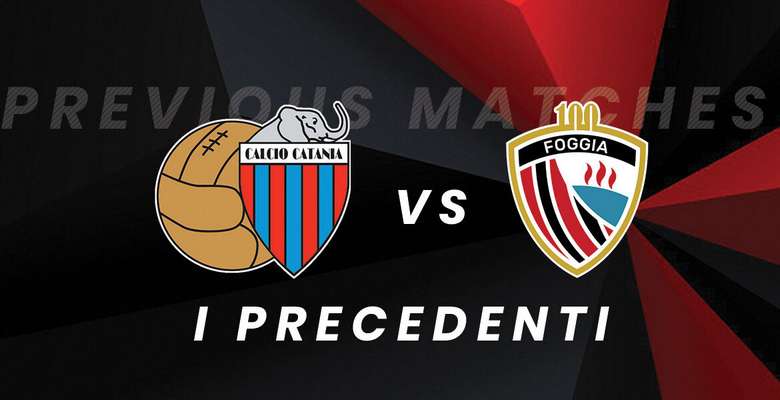 Catania-Foggia, i precedenti