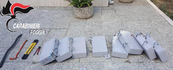 Furto al ripetitore Vodafone di Cerignola, arrestato in flagrante