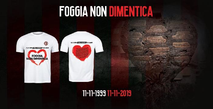 Il Calcio Foggia 1920 ricorda la tragedia di Viale Giotto