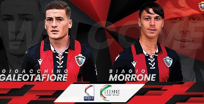 Il Calcio Foggia 1920 comunica di aver provveduto ai tesseramenti dei calciatori Gioacchino Galeotafiore e Biagio Morrone