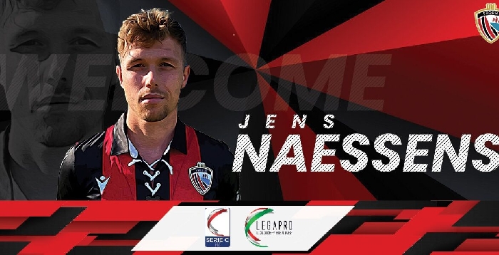 Il Calcio Foggia 1920 rende noto di aver acquisito il diritto alle prestazioni sportive del calciatore Jens Naessens