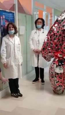 L'Associazione Pompieri Volontariato e Protezione Civile di Foggia, l'Associazione CISA e gli Ultras del Foggia Calcio donano Uova di Pasqua ai piccoli pazienti del Policlinico Riuniti