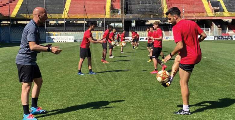 Calcio Foggia 1920, ripresi questo pomeriggio gli allenamenti dei rossoneri di mister Marchionni