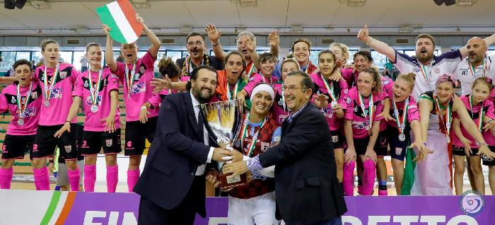 Serie A femminile Calcio a 5, Rozo e Presto stendono il Montesilvano, lo scudetto è della Salinis