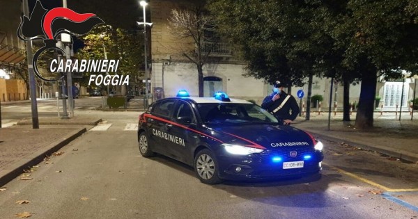 San Severo, servizi straordinari di controllo del territorio da parte dei Carabinieri