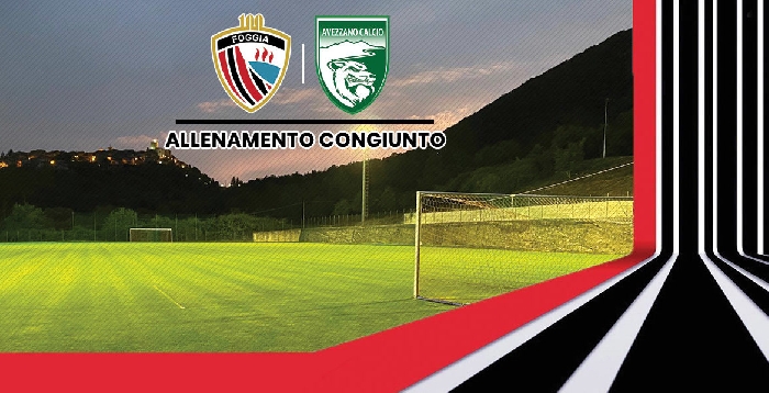 Calcio Foggia 1920, allenamento congiunto con l'Avezzano