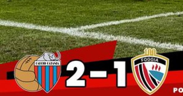 Il Calcio Foggia 1920 ko a Catania con il punteggio di 2-1