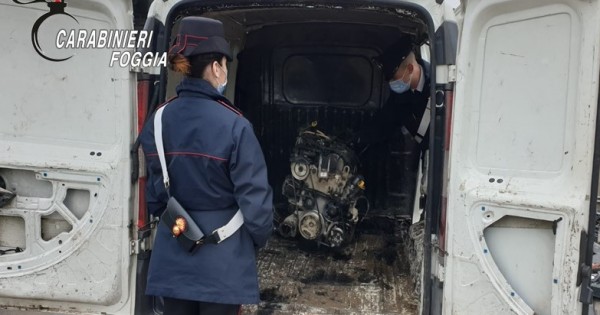 Cerignola, ricettazione di veicoli e ricambi: un arresto e una denuncia