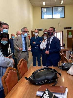 Foggia, il ministro della Giustizia visita a sorpresa il Tribunale