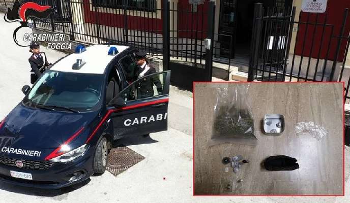 San Marco in Lamis, la sua casa era diventa una piazza di spaccio: arrestato giovane del posto