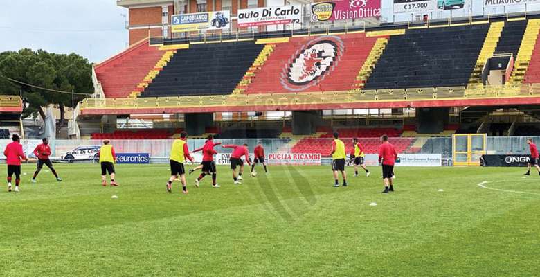 Calcio Foggia 1920, ripartono gli allenamenti per la gara con il Monopoli