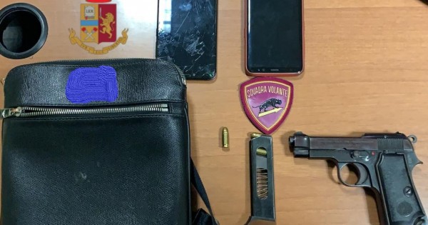 Foggia: arrestato pregiudicato 30enne per porto d'arma clandestina