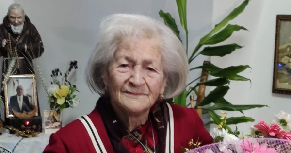 San Severo, festeggiamenti per la centenaria signora Teresa Soccorsa Corticelli