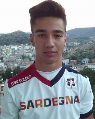 Daniele Cannas, attaccante classe 2001, in prestito dal Cagliari al Calcio Foggia 1920