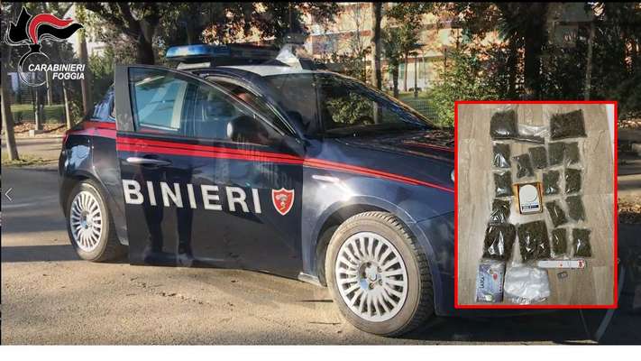 San Marco in Lamis, ingente quantitativo di droga sequestrata all'interno di un club: arrestato il gestore