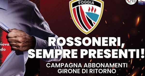 Calcio Foggia 1920,ecco la mini campagna abbonamenti