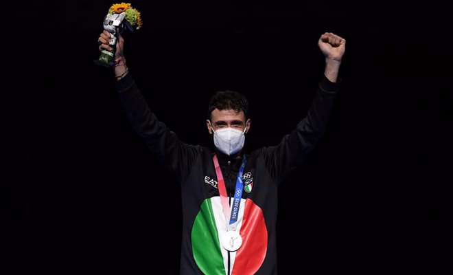 Luigi Samele medaglia d'argento alle  Olimpiadi di Tokyo