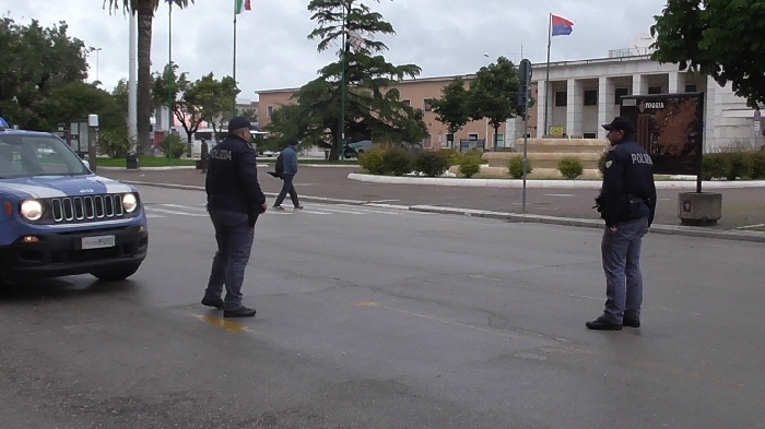 Servizio straordinario di controllo del territorio nel centro di Foggia