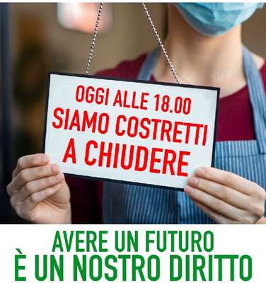 Costretti a chiudere alle ore 18.00. La protesta degli esercenti di bar, ristoranti, pub