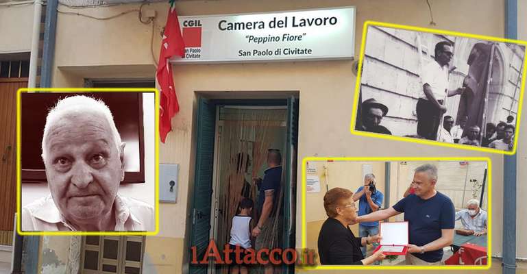 San Paolo di Civitate, ora la Camera del Lavoro porta il nome di Peppino Fiore