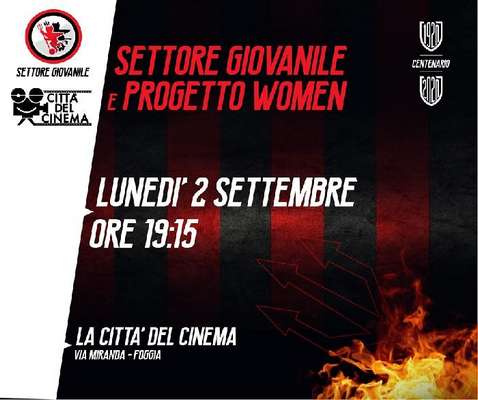 Calcio Foggia 1920 Settore Giovanile, Women e Scuola Calcio: il club incontra le famiglie