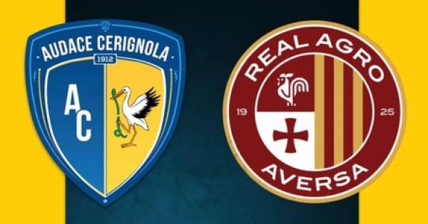 Per l'Audace Cerignola ko interno con il Real Aversa che s'impone 2-1 in rimonta