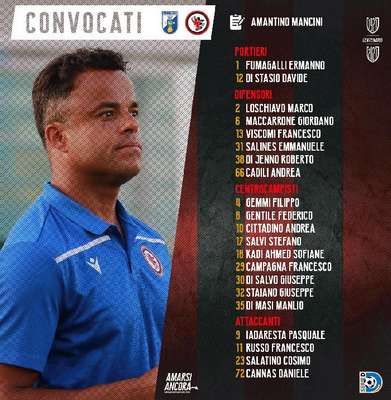 Fasano-Calcio Foggia 1920, ecco i convocati rossoneri