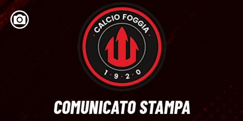 Comunicato Stampa Calcio Foggia 1920