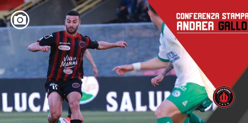 Andrea Gallo (Calcio Foggia 1920): “Siamo una grande squadra”