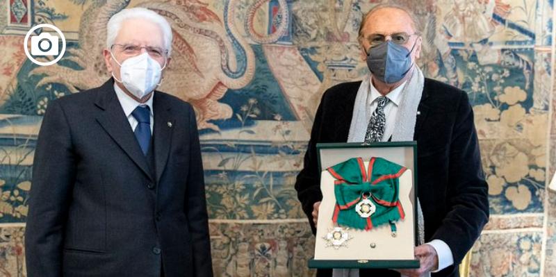Sergio Mattarella ha nominato Renzo Arbore Cavaliere di Gran croce al Merito della Repubblica