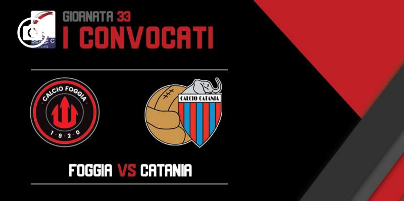 Calcio Foggia 1920-Catania, i convocati rossoneri