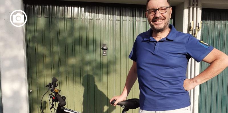 Foggia rimette in sella Giorgio Battistella e il "Dante in bici tour"