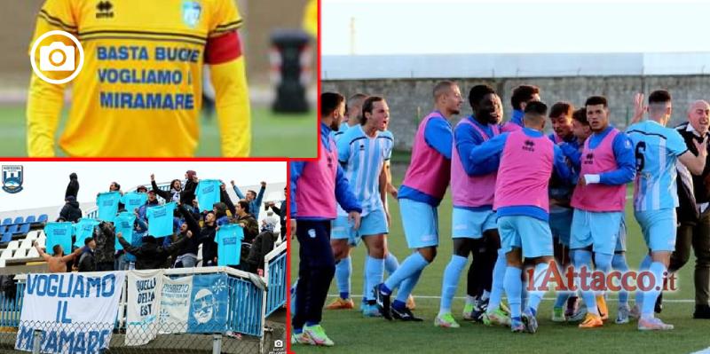 Manfredonia al giro di boa da prima della classe, ma con il caso politico del Miramare da risolvere