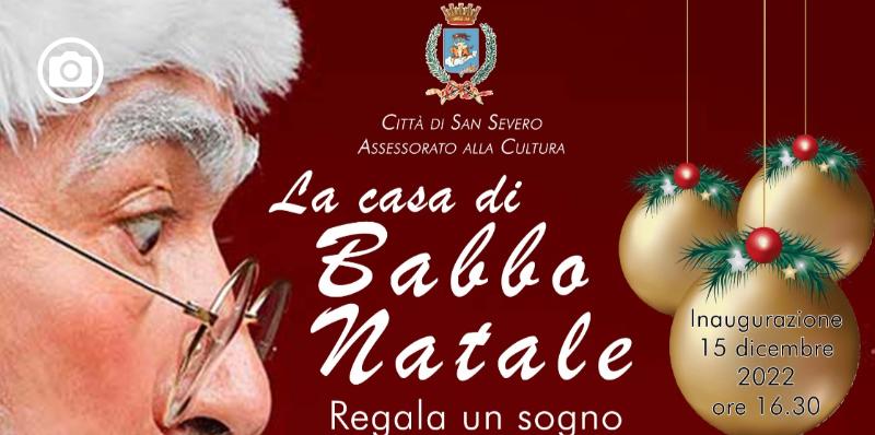 Inaugurazione Casa di Babbo Natale a San Severo. Laboratori di scrittura, teatro dei Burattini, foto