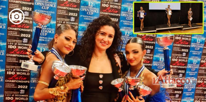 Emanuela e Miriam, vengono da Cerignola campionessa e vicecampionessa mondiali di danze latino-americane