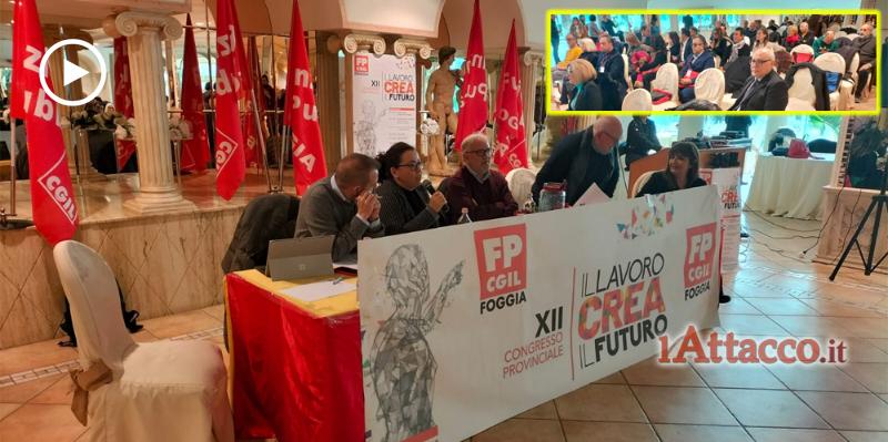 XII Congresso FP CGIL, avvicendamento tra segretario uscente Mario La Vecchia e nuovo eletto Angelo Ricucci