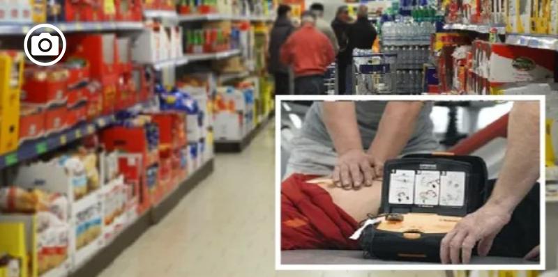 Colpito da infarto mentre si trova al supermercato, soccorsi tempestivi di automedica e ambulanza 118
