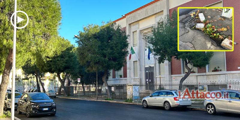 Decoro urbano di Foggia, ci sono strade rifatte solo a tratti. La segnalazione video: “Chi controlla?”