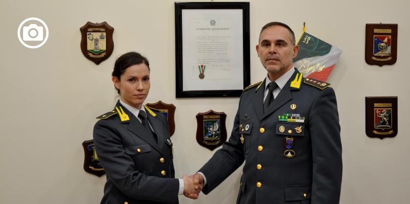 Cambio della guardia, Sottotenente Carmen Verrengia è nuova Comandante della Guardia di Finanza di Lucera
