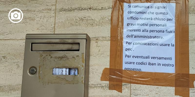 Amministratore di condominio irreperibile da una settimana, ma ha lasciato bollette non pagate  