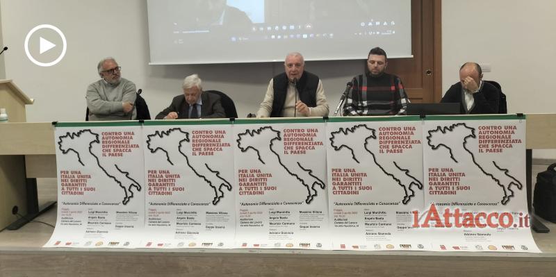 Dalla Camera del Lavoro il "no" del presidente Svimez Giannola all’autonomia differenziata