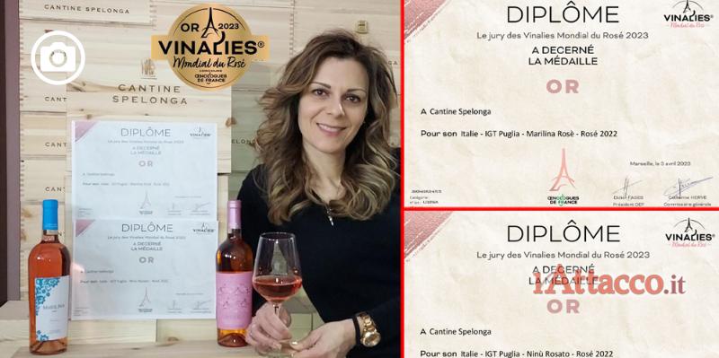 Marsiglia, vini stornaresi Marilina e Ninù di Spelonga conquistano medaglia d’oro al Mondial du Rosè