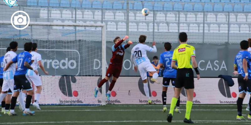 Manfredonia Calcio, troppo forte la Virtus Francavilla: un gol per tempo del centravanti montenegrino Ahmetaj